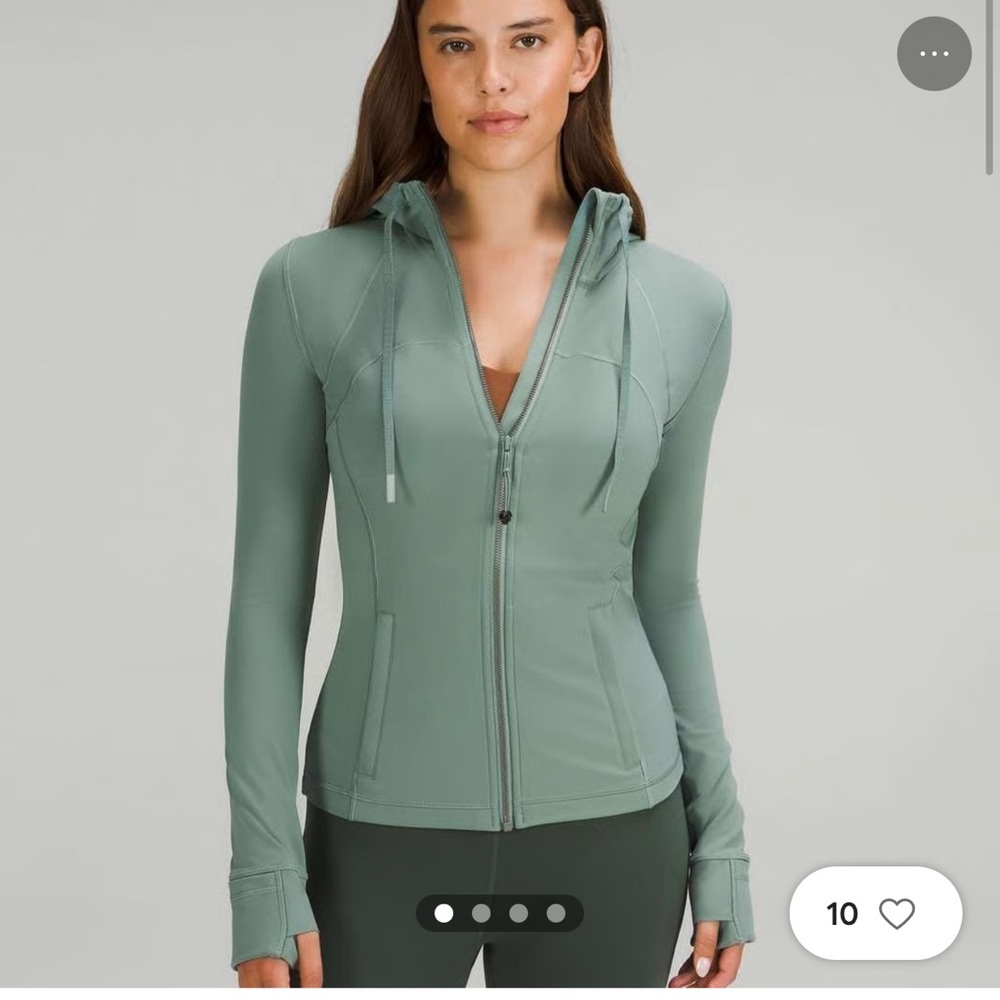 lululemon athletica Sage Green Full-Zip Hooded Jacket